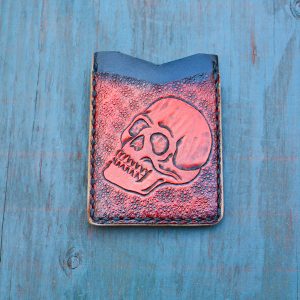 Flash Card Wallet: Red Skull