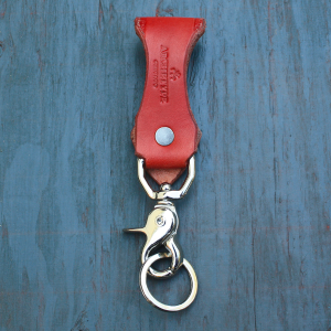 Key Holder: English Red w/ Stud Fastener